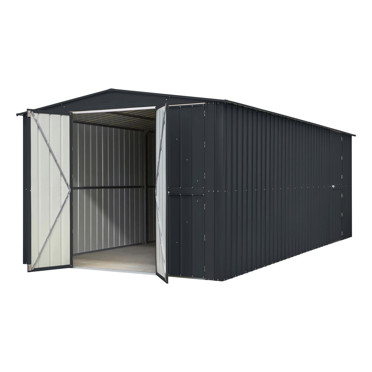 GERÄTEHAUS 308/224,6/465 cm  - Anthrazit, Basics, Metall (308/224,6/465cm)