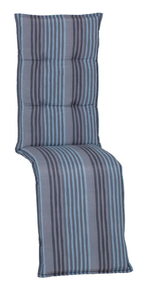 PODLOŽKA NA RELAXAČNÍ KŘESLO, 170/46/8 cm - modrá, Basics, textil (170/46/8cm) - Gardenson