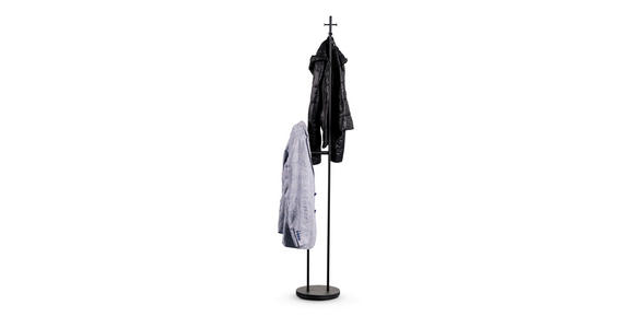 KLEIDERSTÄNDER in Schwarz 45/175/29 cm   - Schwarz, Design, Metall (45/175/29cm) - Xora