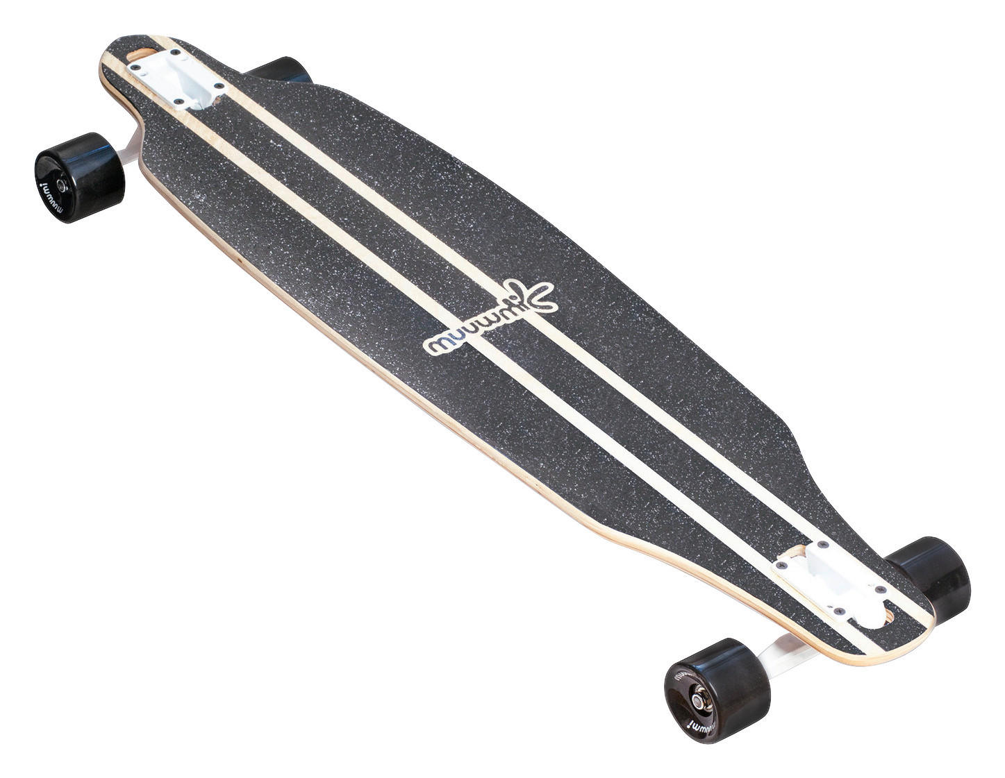 Longboard Muuwmi L: 97 cm Abec-7, Anti-Rutsch-Auflage