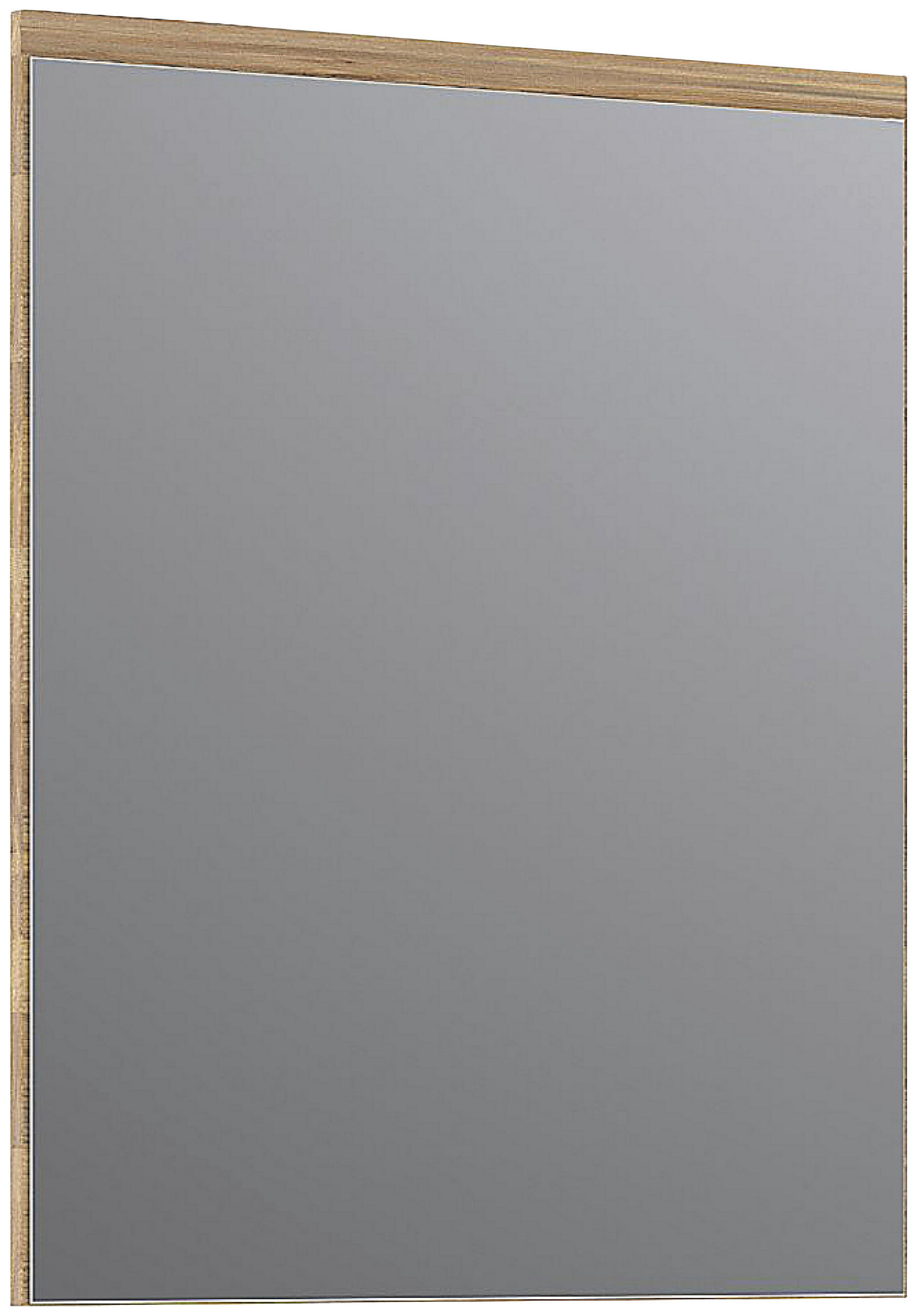 WANDSPIEGEL 65/80/2 cm    in rechteckig  - Eichefarben, KONVENTIONELL, Glas/Holzwerkstoff (65/80/2cm) - Xora