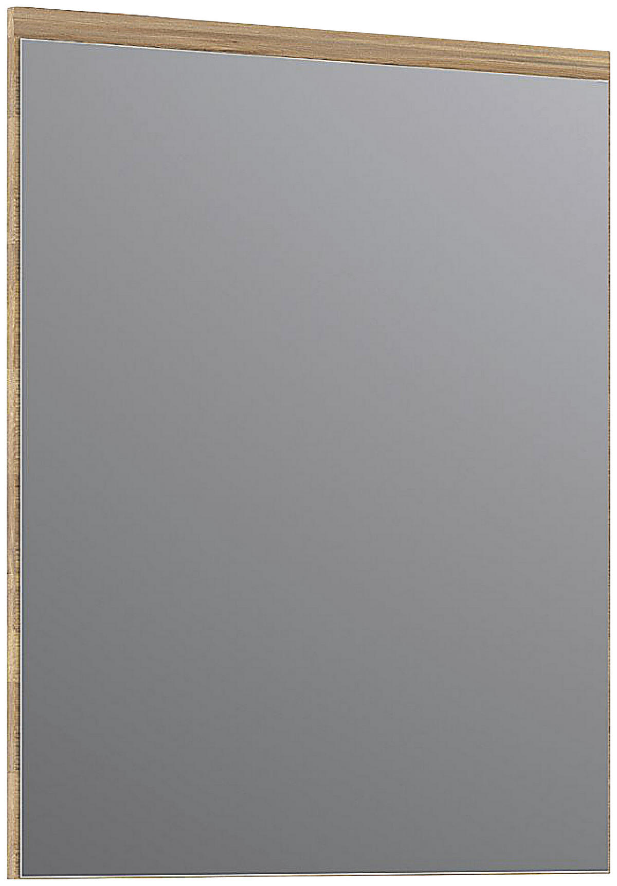 WANDSPIEGEL 65/80/2 cm    in rechteckig  - Eichefarben, KONVENTIONELL, Glas/Holzwerkstoff (65/80/2cm) - Xora