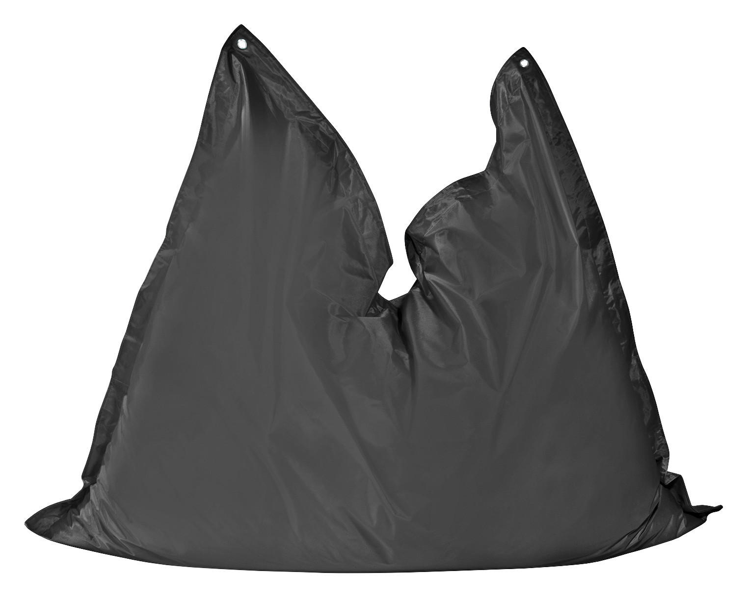 SITZSACK Uni - Schwarz, Basics, Kunststoff (140/30/170cm) - MID.YOU