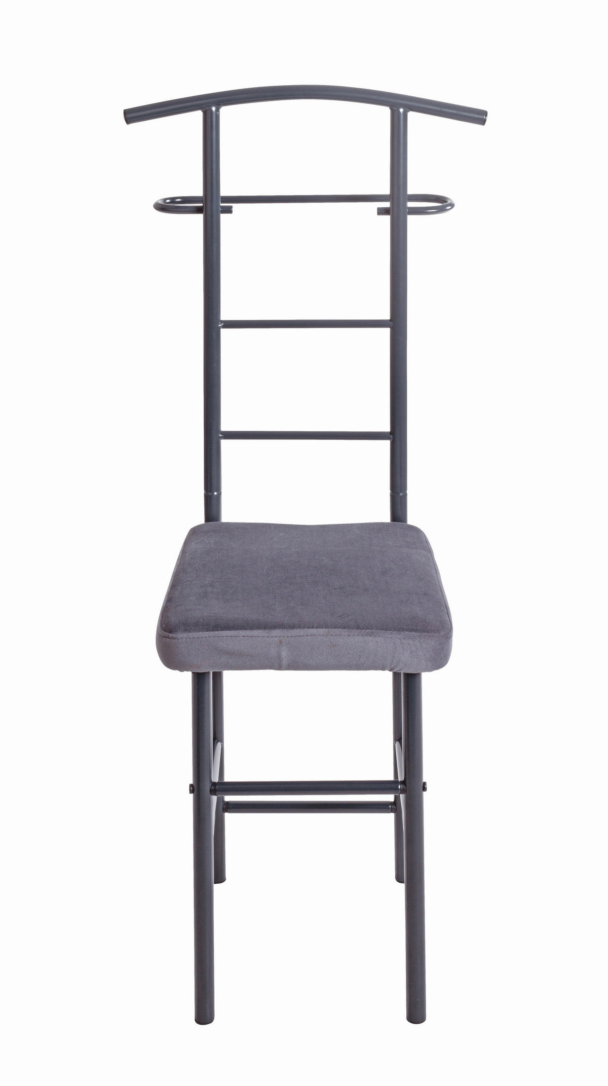 HERRENDIENER in Anthrazit 46/109/46 cm   - Anthrazit, Basics, Textil/Metall (46/109/46cm)