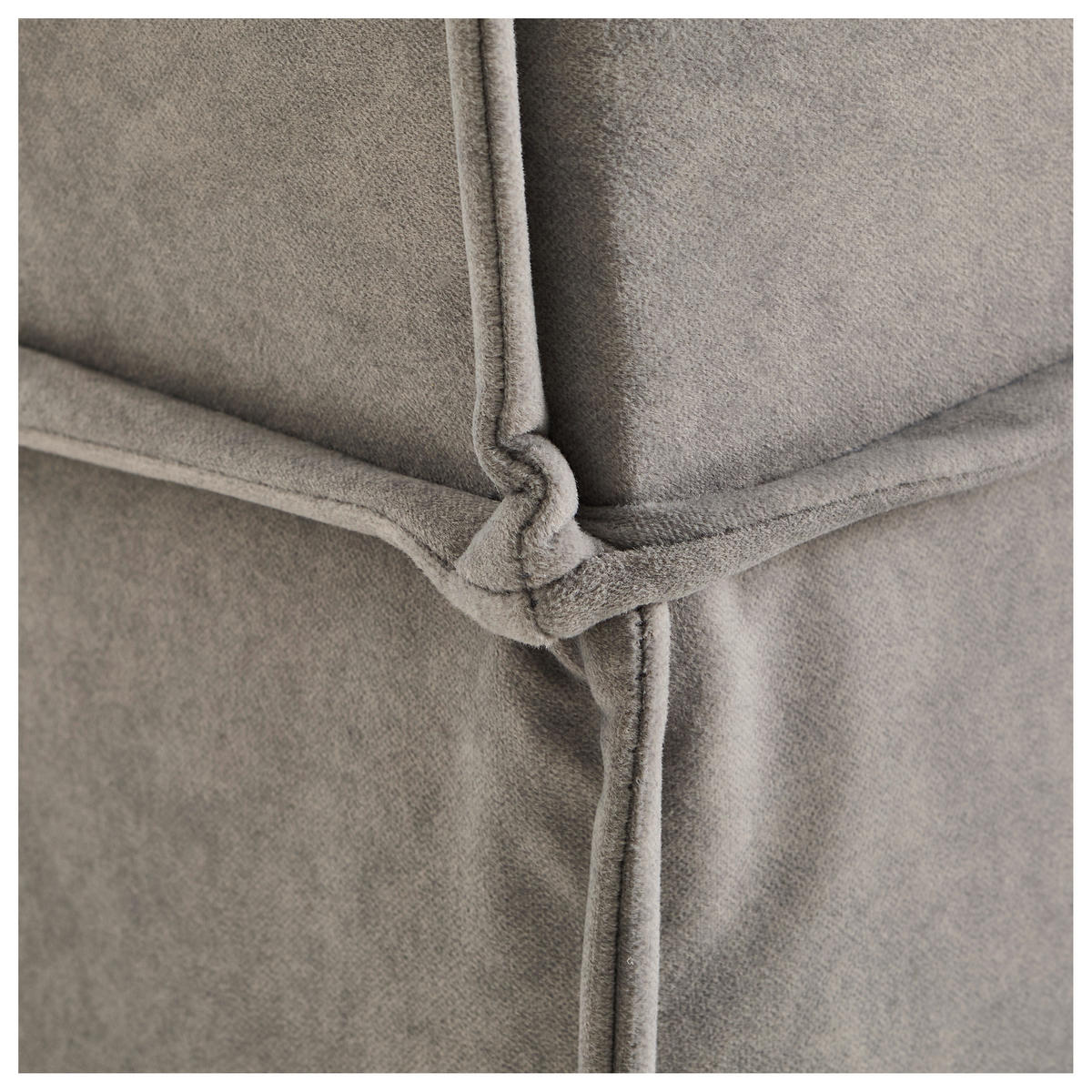 BOXBETT 180/200 cm,  in Hellgrau, Bettkasten, Topper, H3 + H3 = fest  - Hellgrau/Schwarz, Design, Kunststoff/Textil (180/200cm) - Chameo