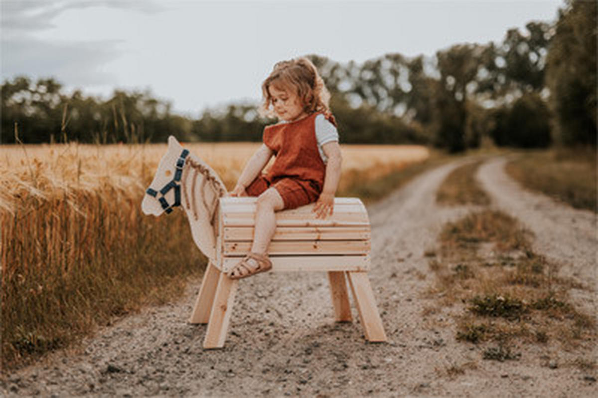 KLETTERGERÜST - Braun, Basics, Holz (79/70/41cm) - small foot