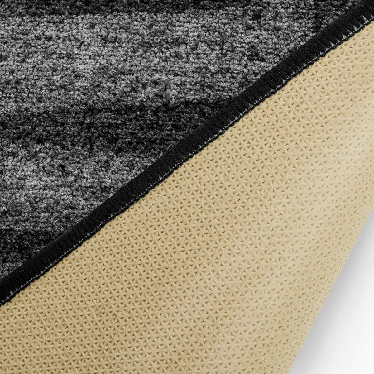 LÄUFER 80/450 cm Via Veneto  - Schwarz, Design, Kunststoff/Textil (80/450cm) - Floordirekt