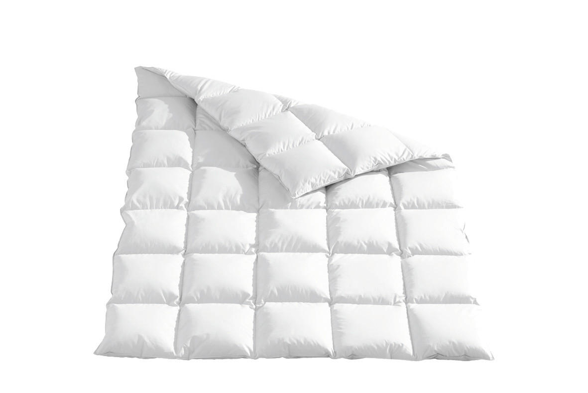 WINTERDECKE  220/240 cm Devon 40 % Federn 60 % Daunen  - Weiß, Basics, Naturmaterialien/Textil (220/240cm) - Sleeptex