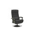 RELAXSESSEL in Leder Anthrazit - Anthrazit/Alufarben, Design, Leder/Metall (73/108/91cm) - Valdera RELAXSESSEL in Leder Anthrazit - Anthrazit/Alufarben, Design, Leder/Metall (73/108/91cm) - Valdera