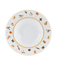DUBOKI TANJIR  25 cm        - bela, Konvencionalno, keramika (25cm) - X-Mas