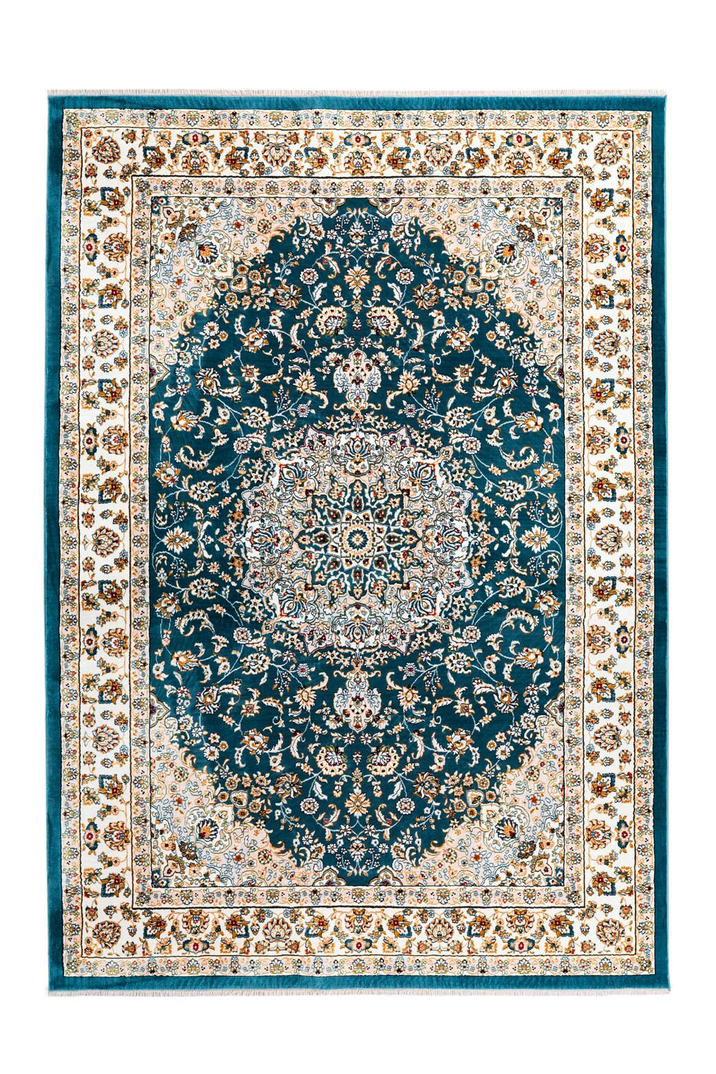 TEPPICH 80/150 cm Scotland - Edinburgh Blau Multicolor  - Multicolor, KONVENTIONELL, Textil (80/150cm)