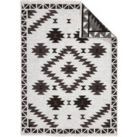 KOBEREC TKANÝ NA PLOCHO, 160/230 cm, šedá, bílá, tmavě šedá - šedá/bílá, Design, textil (160/230cm) - Novel