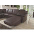 WOHNLANDSCHAFT Echtleder - Alufarben/Grau, KONVENTIONELL, Leder/Metall (239/329/165cm) - Beldomo Premium