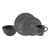 FRÜHSTÜCKSSET Manufacture Rock Meckey  - Schwarz, Basics, Keramik - Villeroy & Boch