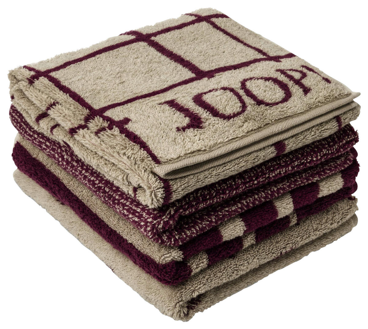 HANDTUCH 50/100 cm SELECT SHADE Rot  - Rot, Basics, Textil (50/100cm) - Joop!