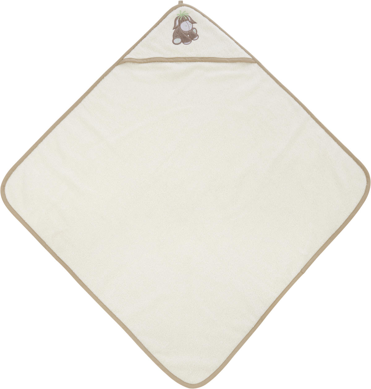 OSUŠKA S KAPUCÍ - krémová, Basics, textil (80/80cm) - My Baby Lou