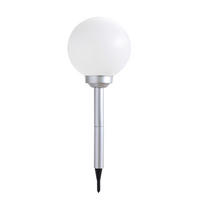 SOLARNA SVETILJKA - bela/srebrna, Osnovno, plastika (20/52cm)