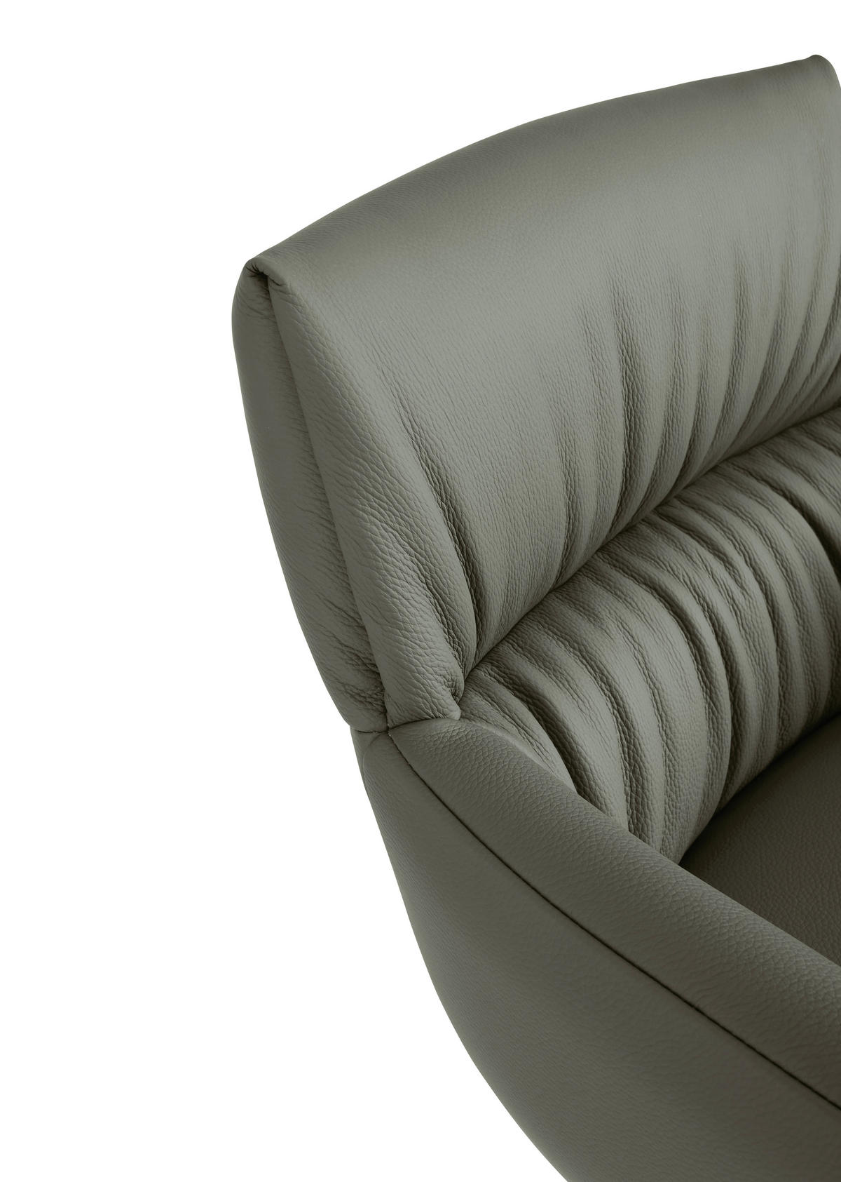 BARHOCKER Echtleder Schwarz, Olivgrün Eisen Lederauswahl, Stoffauswahl, Sitzfläche 360° drehbar, automatische Rückholfunktion  - Schwarz/Olivgrün, Design, Leder/Metall (58/88-112/58cm) - Dieter Knoll