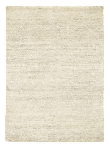Cazaris Wollteppich Kabru Uni Natur 70x140 cm