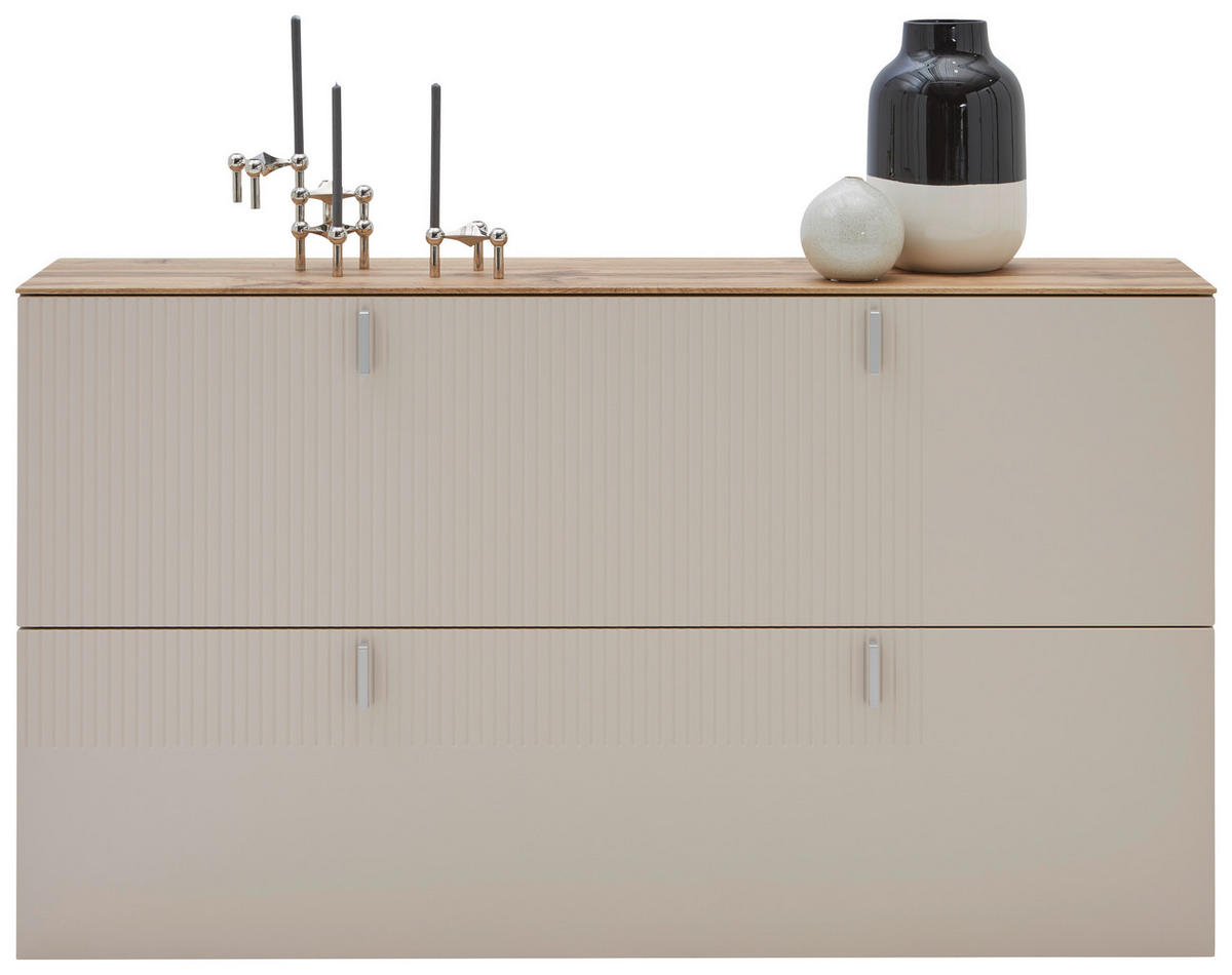 GARDEROBE  in 180/192/28 cm  - Sandfarben/Eichefarben, Design, Holz/Holzwerkstoff (180/192/28cm) - Dieter Knoll