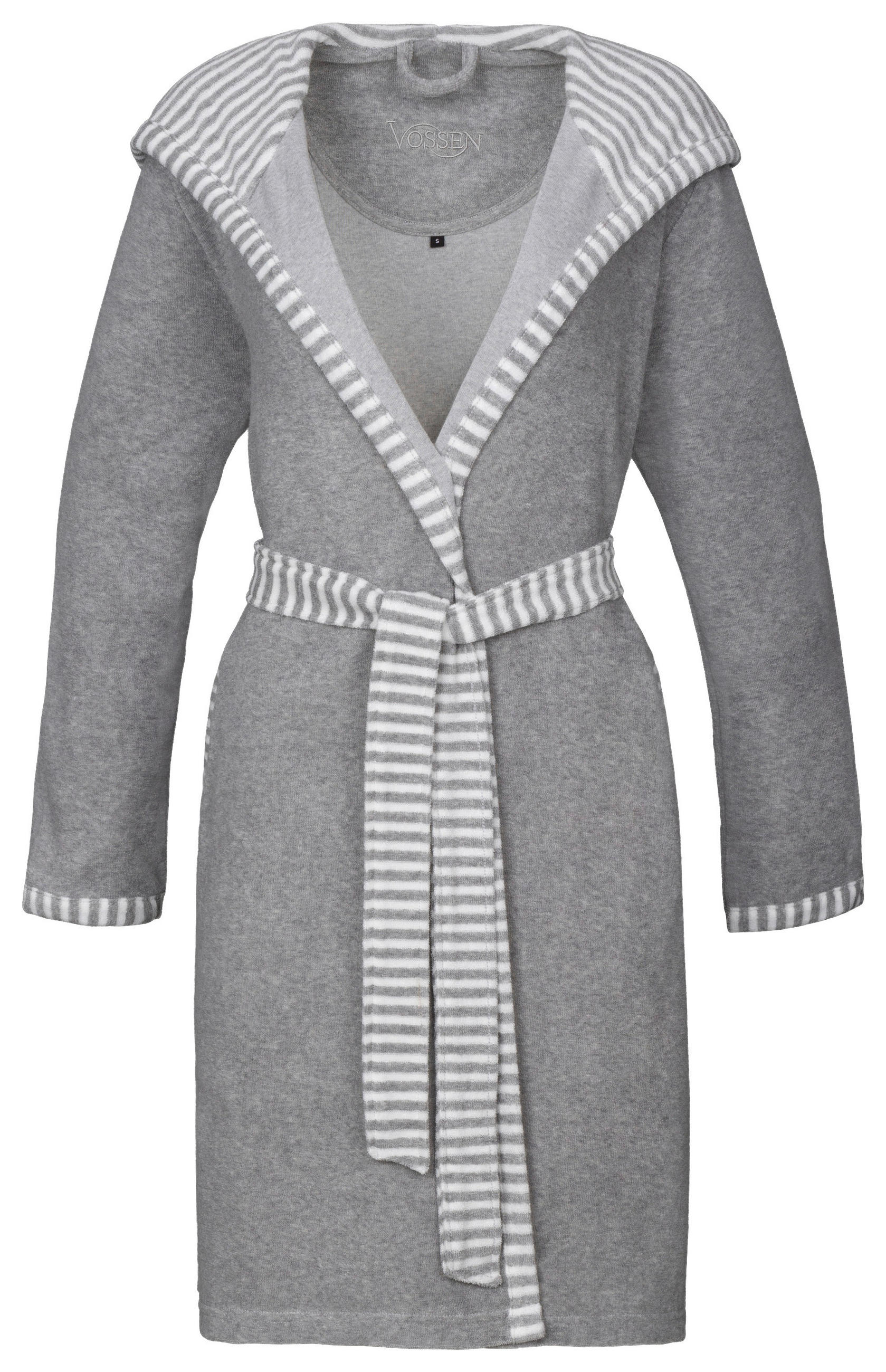 BADEMANTEL Juno XS Damen  - Grau, Basics, Textil (XSnull) - Vossen