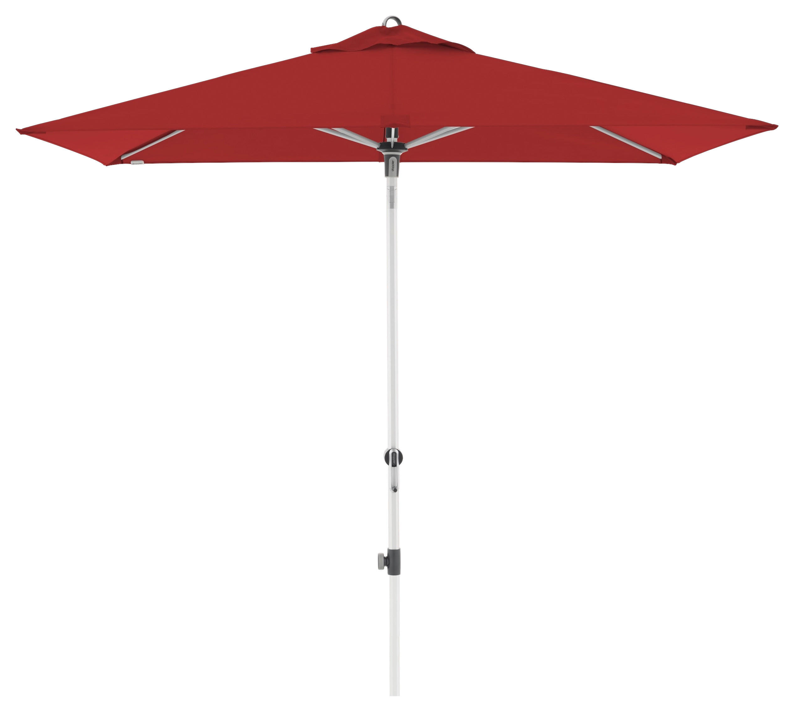 SONNENSCHIRM 210x140 cm Bordeaux  - Bordeaux/Silberfarben, Design, Textil/Metall (220/140cm) - Doppler