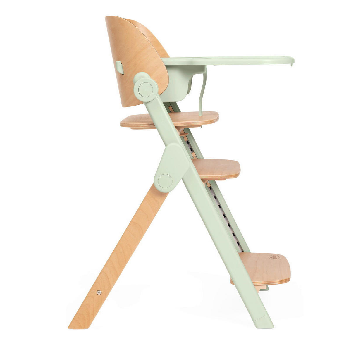 HOCHSTUHL Meraviglia Buchefarben, Olivgrün Olive/Buche  - Buchefarben/Olivgrün, Basics, Holz/Kunststoff (44/63-83/55cm) - Chicco
