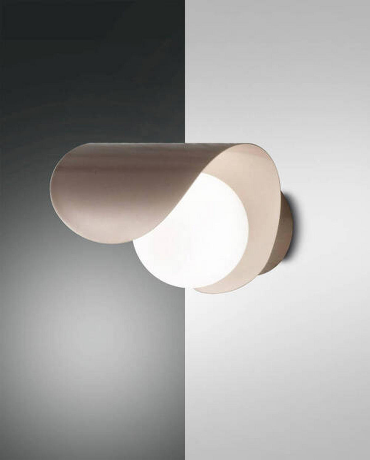 LED-WANDLEUCHTE Adria 16/16/18 cm   - Goldfarben, Basics, Glas/Metall (16/16/18cm) - Fabas Luce