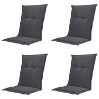 SESSELAUFLAGE in Schwarz  - Schwarz, MODERN, Textil (50/2/105cm) - Gardenson