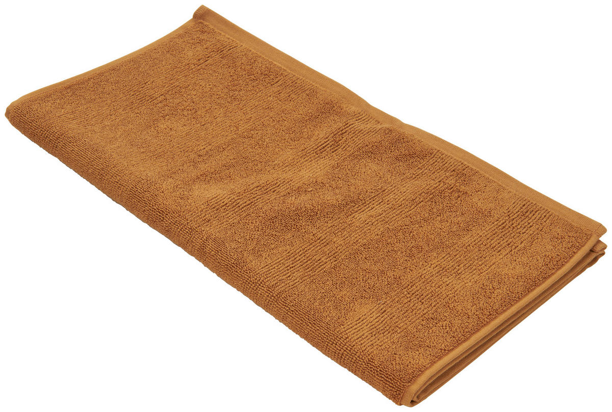 RUČNÍK, žlutá - žlutá, Basics, textil (50/100/0.5cm) - Bio:Vio