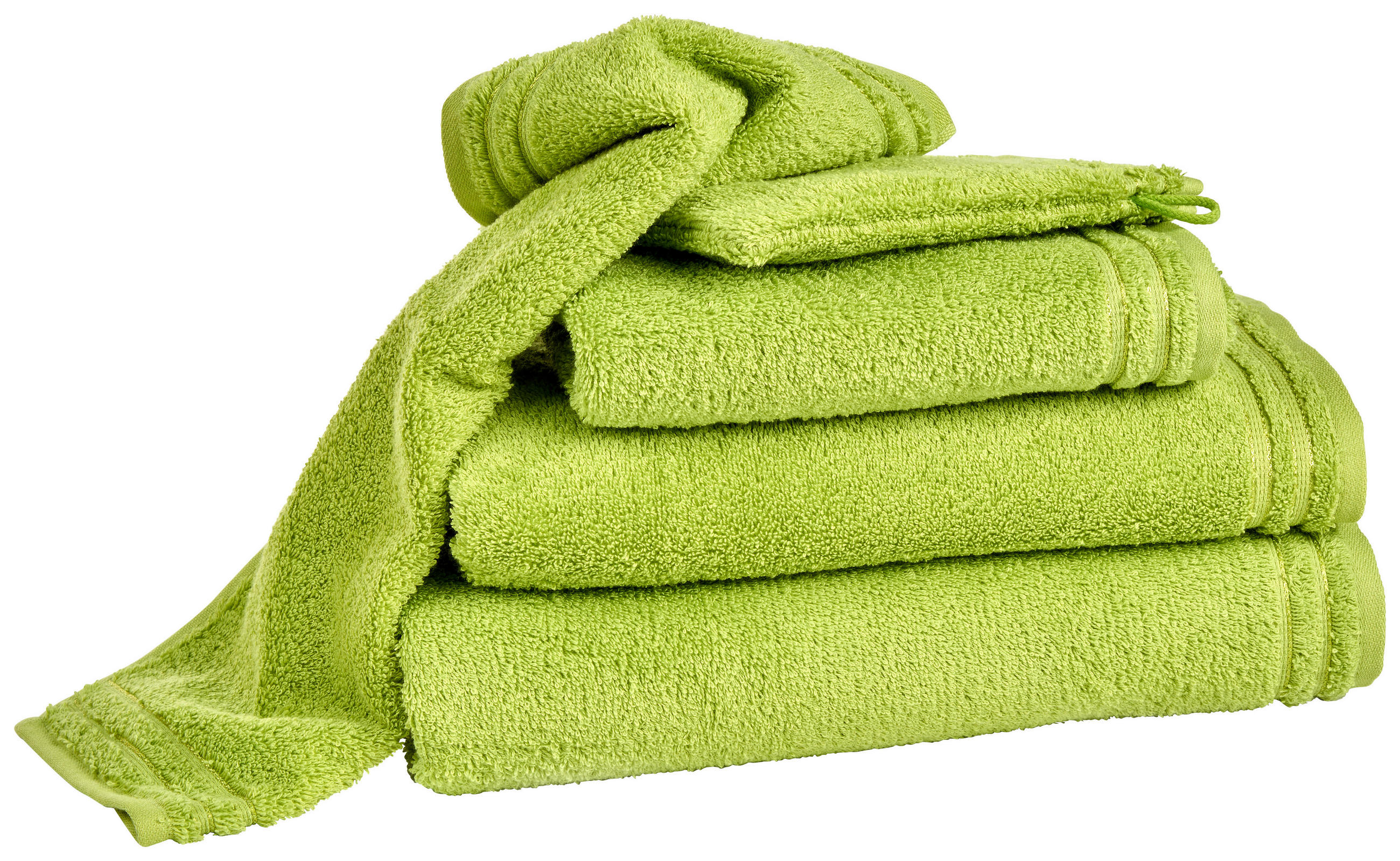 DUSCHTUCH Calypso Feeling 67/140 cm - Hellgrün, Basics, Textil (67/140cm) - Vossen