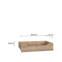 ÁGYFIÓK   - tölgyfa, Konventionell, faalapú anyag (66,2/15,2/43cm) - Xora