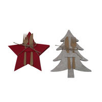 BESTECKTASCHE - Ecru/Rot, LIFESTYLE, Papier/Textil - X-Mas