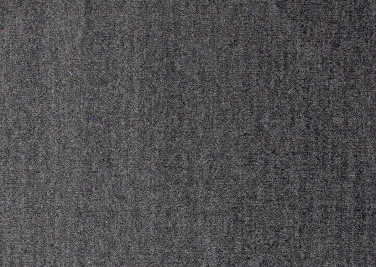 WOHNLANDSCHAFT in Samt, Webstoff Dunkelgrau  - Dunkelgrau/Schwarz, Design, Textil/Metall (177/385/216cm) - Welnova