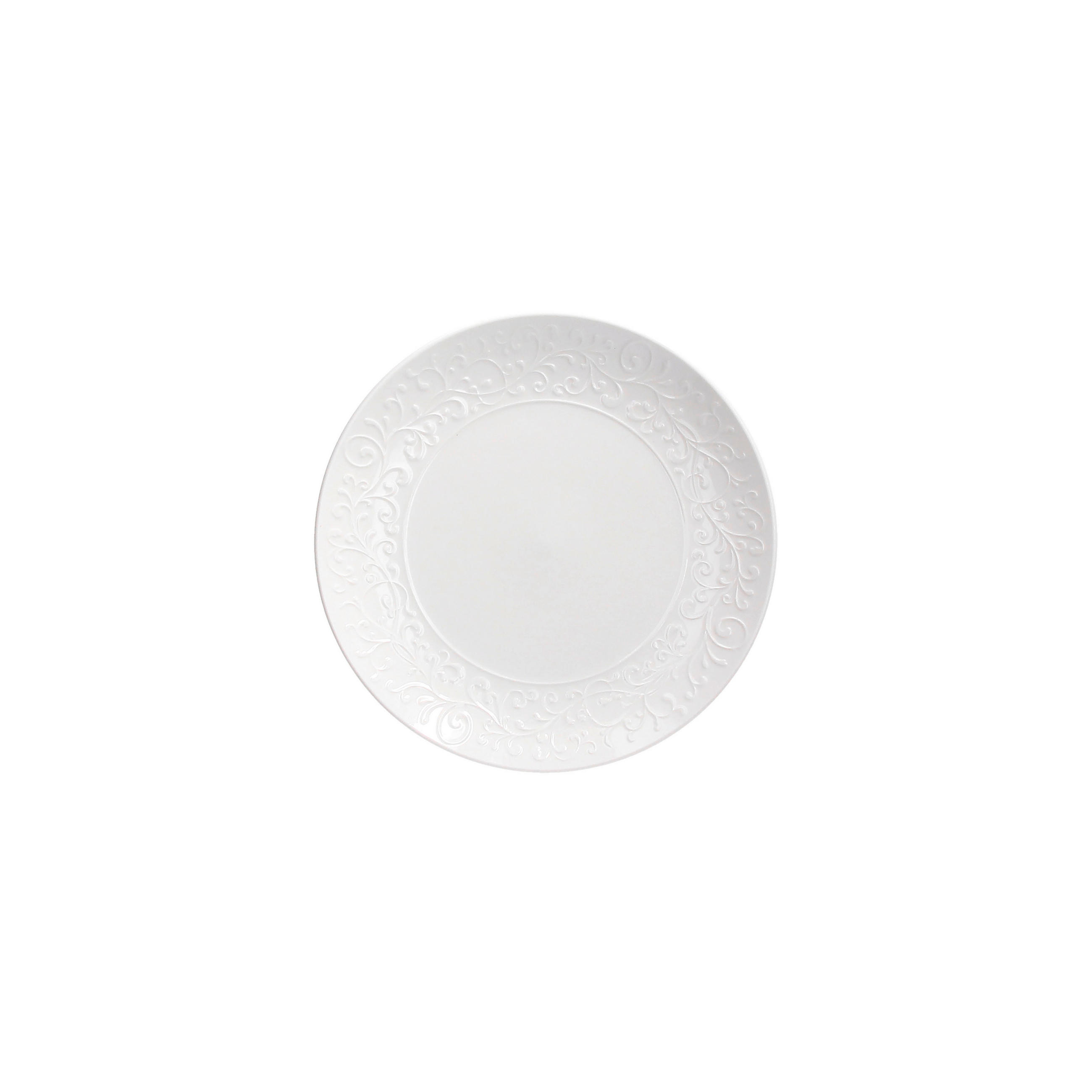 DESERTNI TANJUR 20.5/2.5 cm Jasmin Bianco - bijela, Basics, keramika (20.5/2.5cm) - Tognana