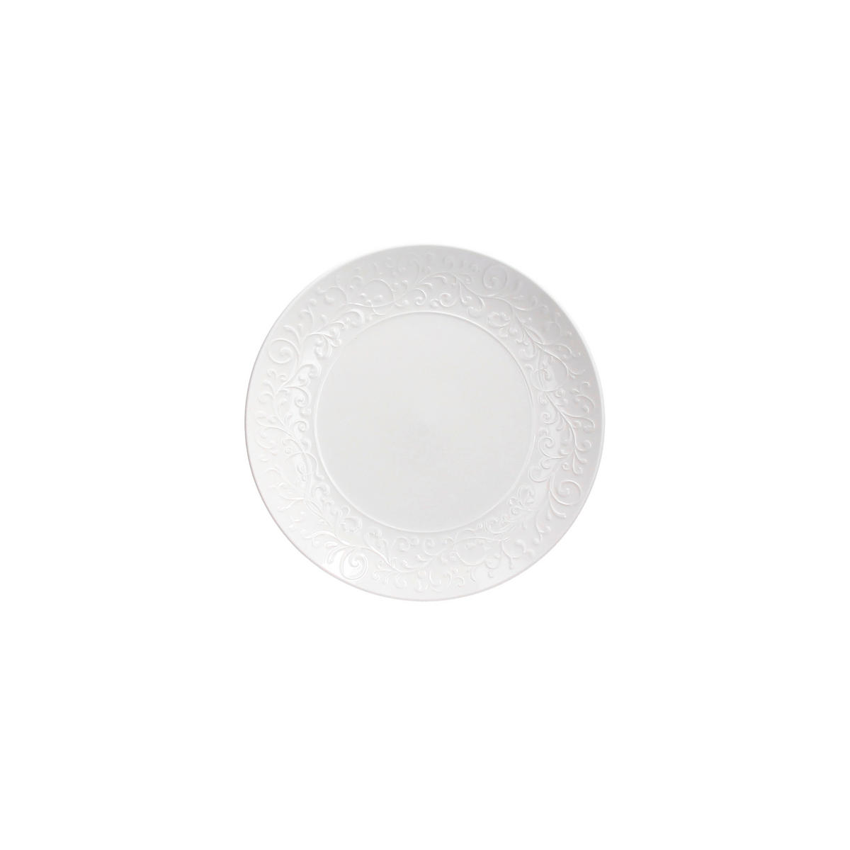 DESERTNI TANJUR    20.5/2.5 cm       Jasmin Bianco  - bijela, Basics, keramika (20.5/2.5cm) - Tognana