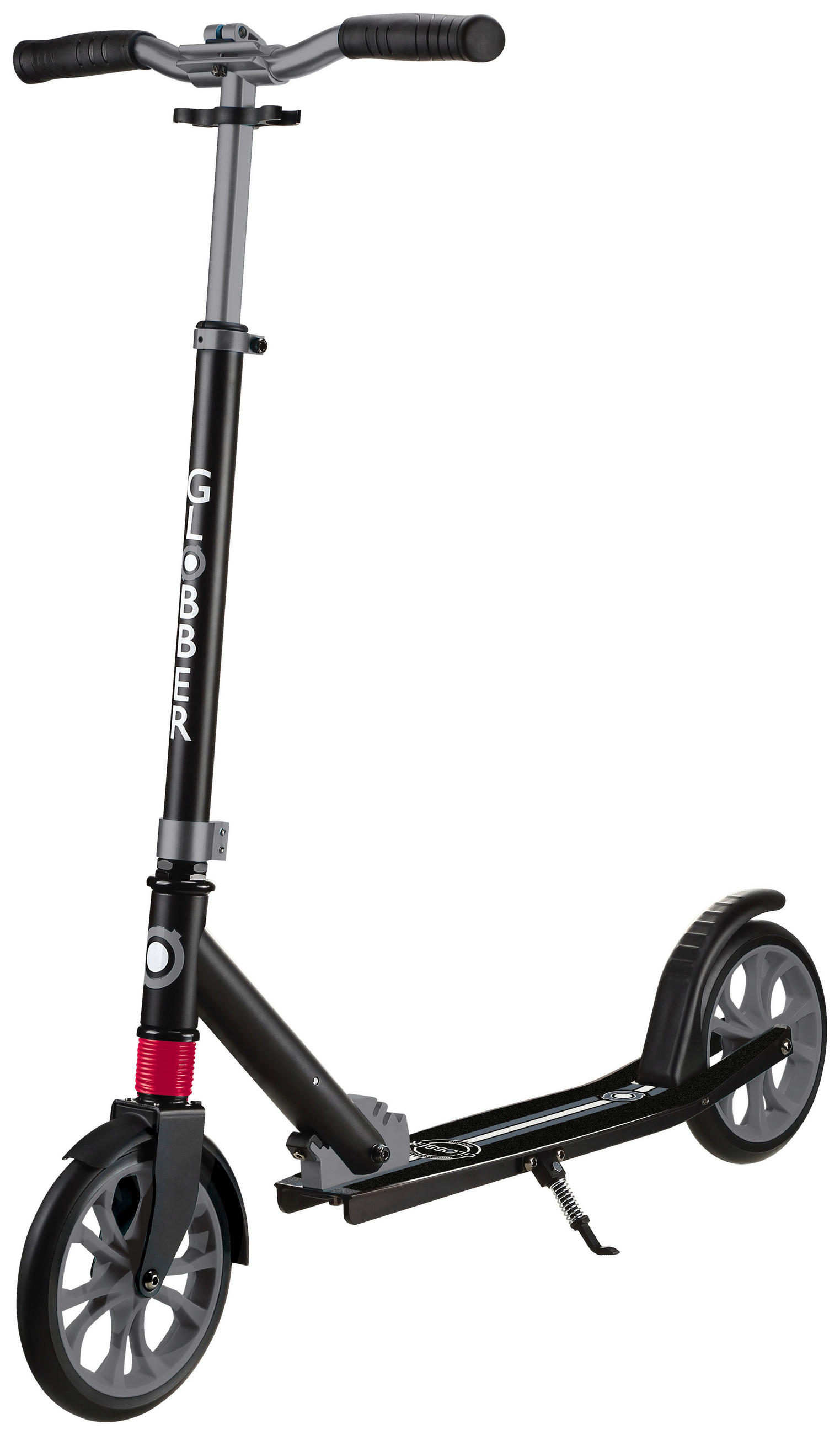 Scooter Globbernl Grau/Schwarz Ø 205 mm, klappbar