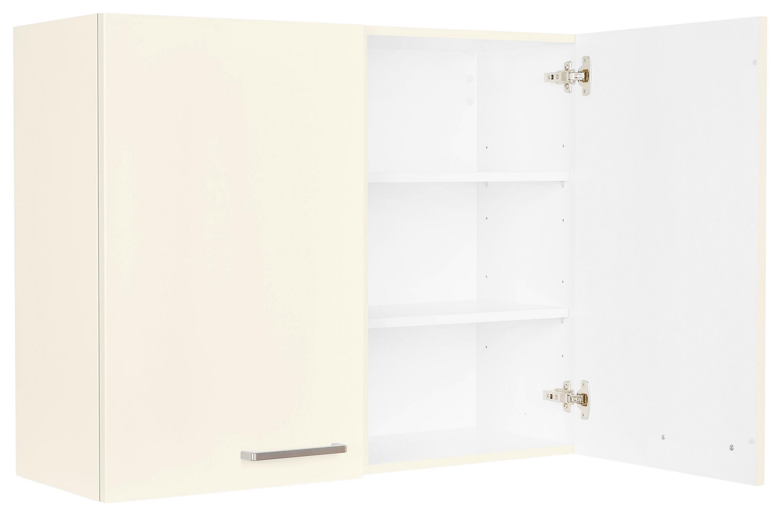 KÜCHENOBERSCHRANK 90/72/35 cm  in Magnolie  - Edelstahlfarben/Magnolie, MODERN, Holzwerkstoff (90/72/35cm) - Nobilia