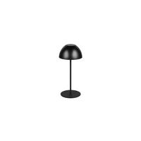 AKKU-TISCHLEUCHTE 9/20 cm   - Schwarz, Trend, Kunststoff (9/20cm)