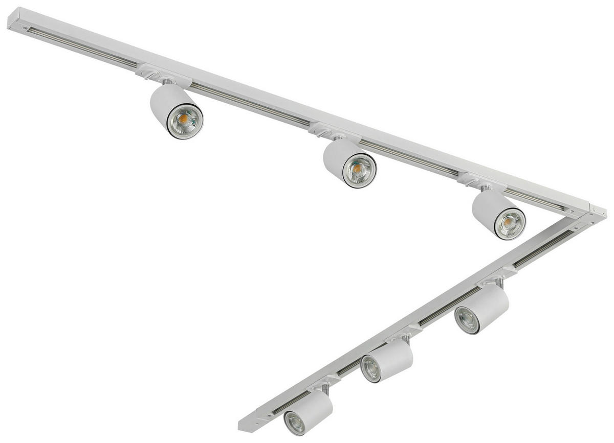 DECKENLEUCHTE 110/104/14 cm   - Weiß, Trend, Kunststoff/Metall (110/104/14cm) - Novel