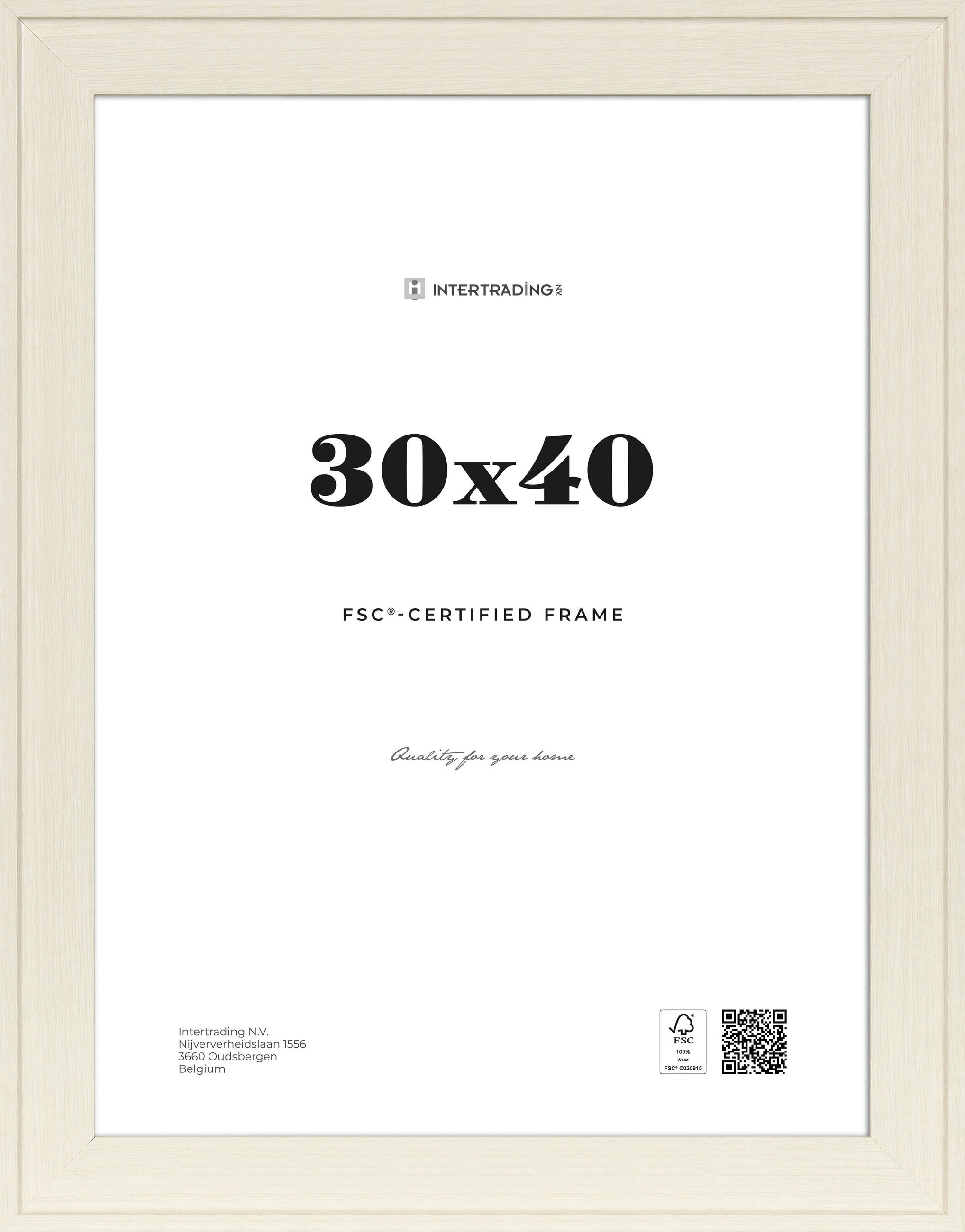 BILDERRAHMEN 36,2/1,6/46,2 cm  - Weiß, Basics, Holzwerkstoff (36,2/1,6/46,2cm)