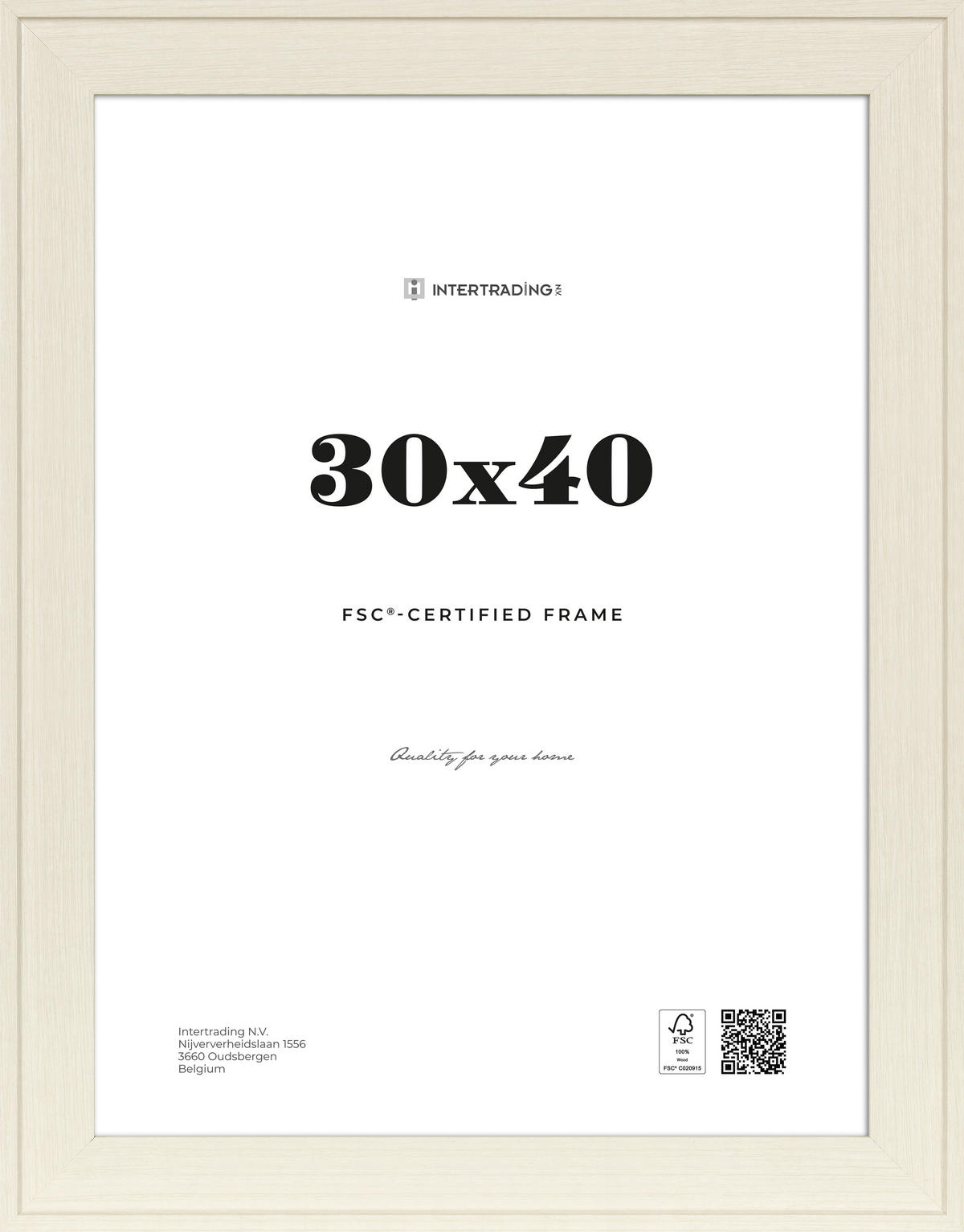 BILDERRAHMEN 36,2/1,6/46,2 cm  - Weiß, Basics, Holzwerkstoff (36,2/1,6/46,2cm)