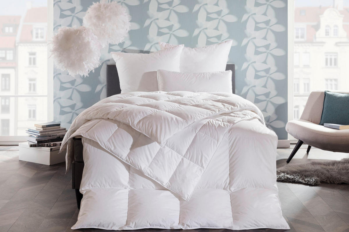 JORGAN ZA 4 GODIŠNJA DOBA NERA 200/200 cm  - bela, Osnovno, tekstil/prirodni materijali (200/200cm) - Sleeptex