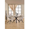 ESSTISCH in Metall, Keramik  - Schwarz/Grau, Trend, Keramik/Metall (135/76/80cm) - MID.YOU