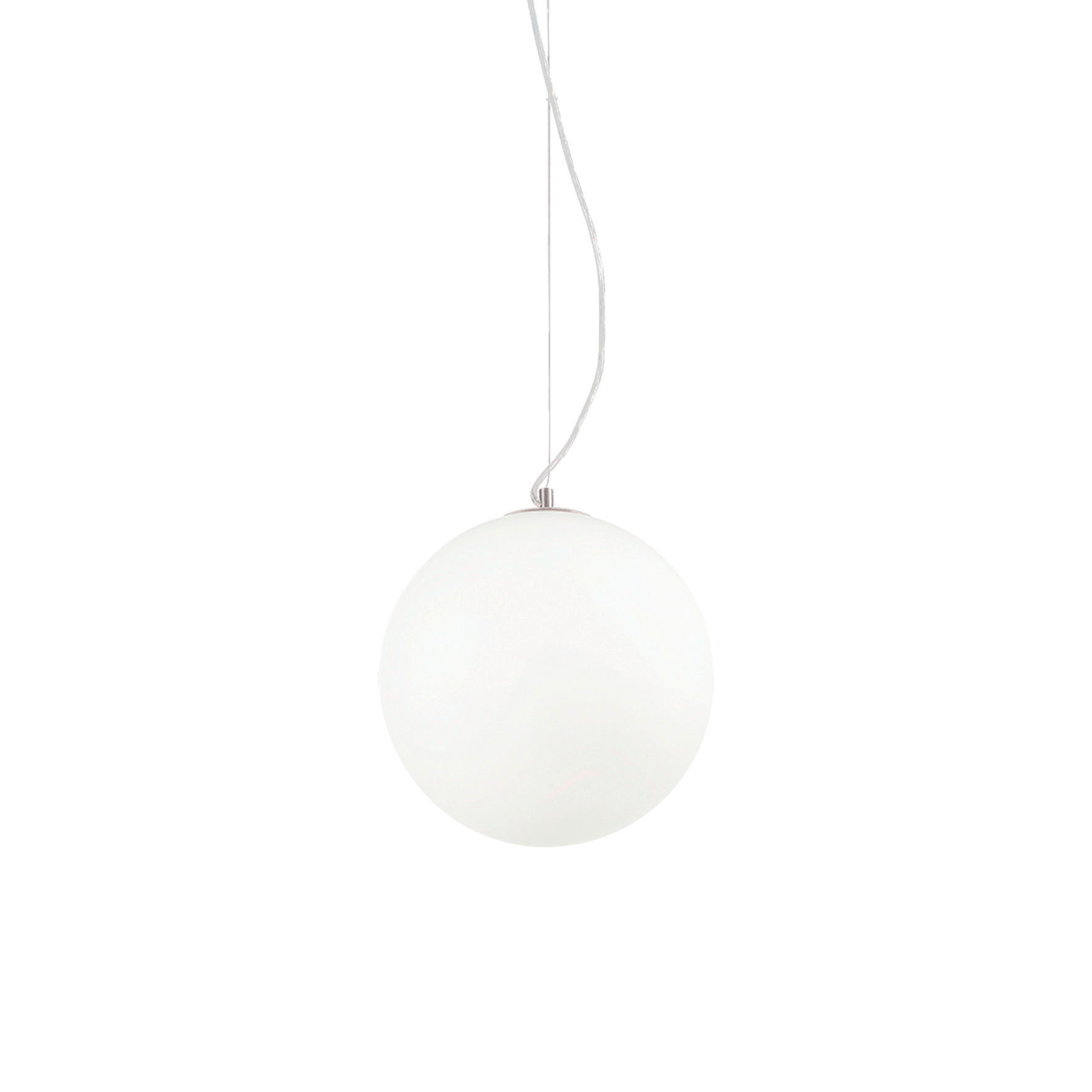 HÄNGELEUCHTE 30/55/230 cm  - Weiß, KONVENTIONELL, Glas (30/55/230cm) - Ideal Lux