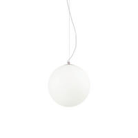 HÄNGELEUCHTE 30/55/230 cm  - Weiß, KONVENTIONELL, Glas (30/55/230cm) - Ideal Lux