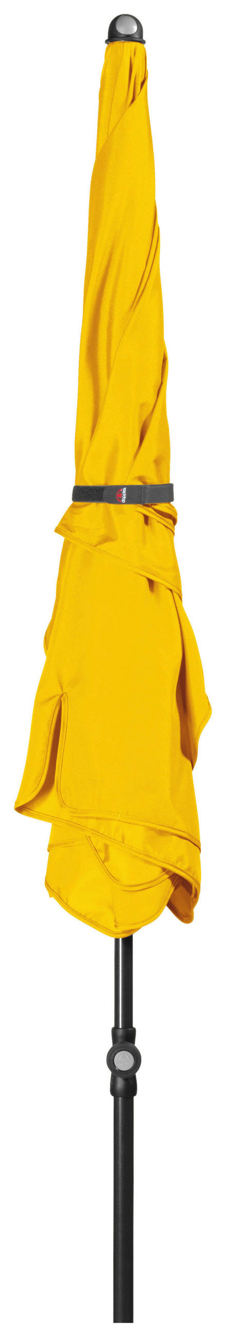 SONNENSCHIRM 185x120 cm Gelb  - Anthrazit/Gelb, Basics, Textil/Metall (185/120cm) - Doppler