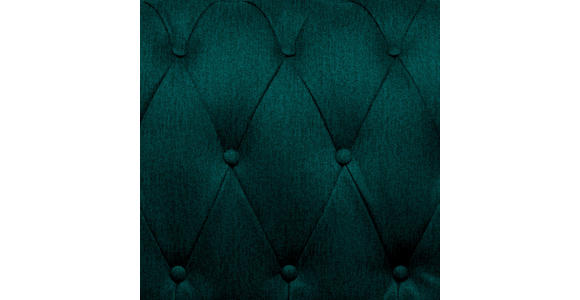 CHESTERFIELD-SOFA Webstoff Waldgrün  - Waldgrün/Wengefarben, LIFESTYLE, Holz/Textil (206/76,5/96cm) - Landscape