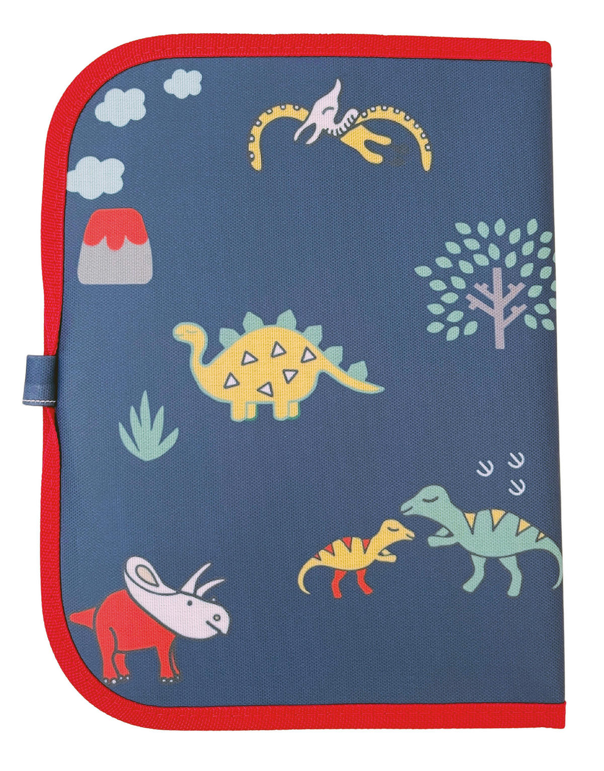 KREIDEMALBUCH-SET DINO - Rot/Dunkelblau, Trend (22/2/29cm)