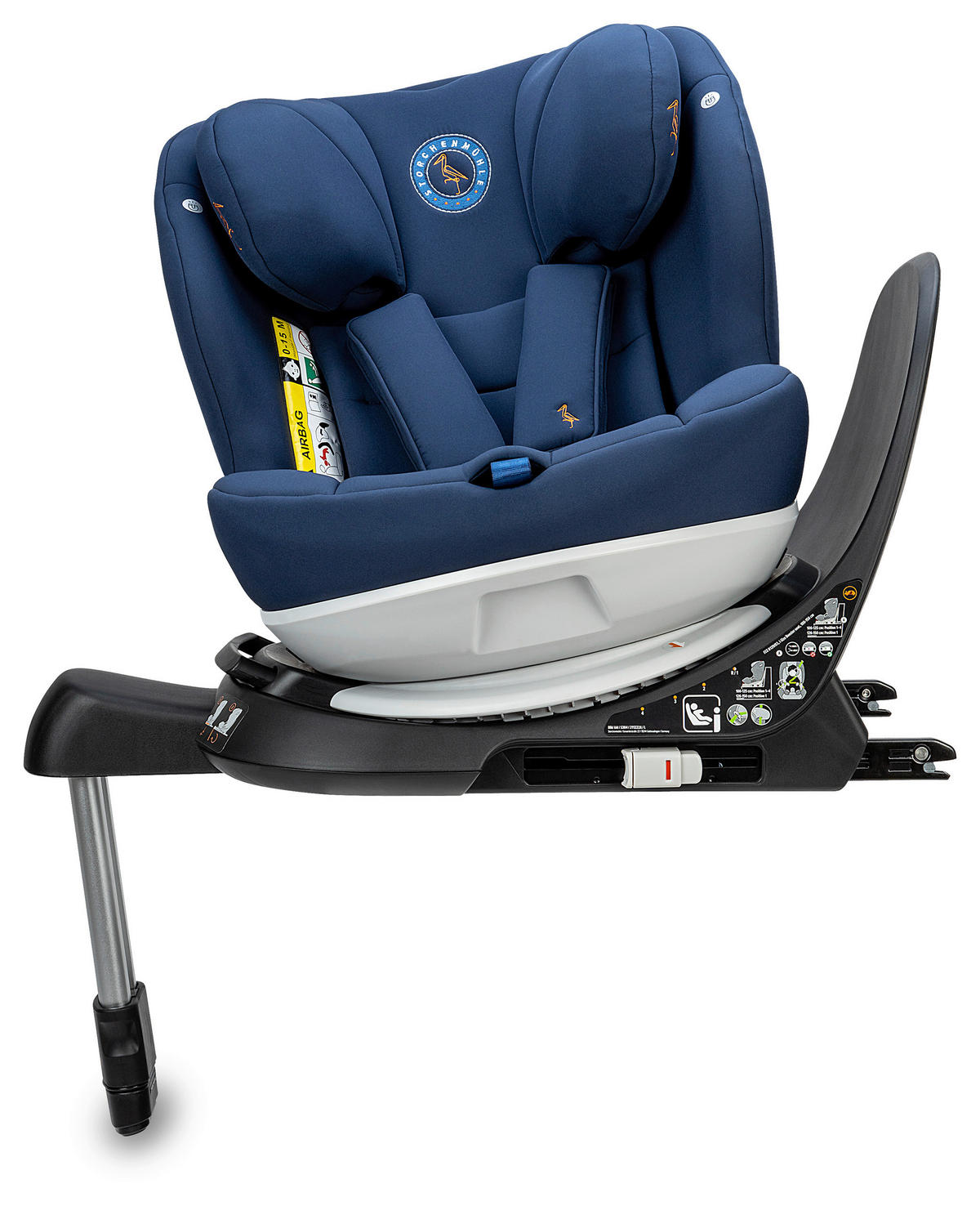 KINDERAUTOSITZ Niki Kid Iris   - Blau, Basics, Textil (45/59/53,5cm) - Storchenmühle